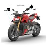 Kit adesivi per alette - Ducati Streetfighter V4
