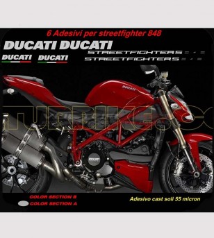 Kit adesivi replica non originale compatibile - Ducati Streetfighter