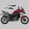 Set d’autocollants pour pièces latérales de réservoir - Ducati Multistrada V4 Rally