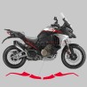 Aufkleber für Panzerseiten - Ducati Multistrada V4 Rally