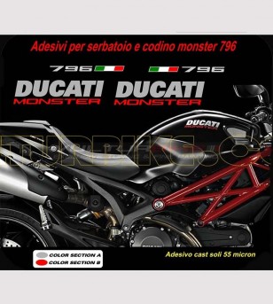Kit adhésif réplique non original incompatible - Ducati Monster