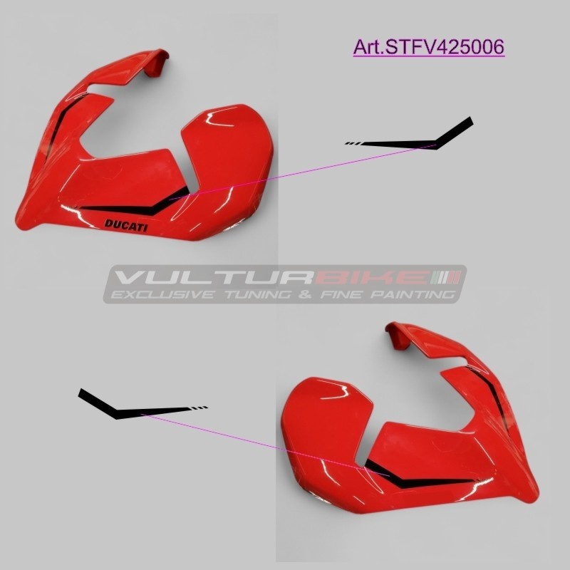 Profilés adhésifs pour bulle - Ducati Streetfighter V4 / V4S / V2 / V2S