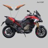 Calcomanías para la cubierta del equipaje - Modelo Ducati Multistrada V4 Pikes Peak 2025