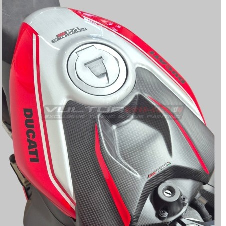 Farbige Vollcarbon-Tankabdeckung - Ducati Panigale und Streetfighter V4 / V4S