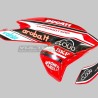 Kit adhésif de conception d’équipe Aruba - Ducati Hypermotard 821/939