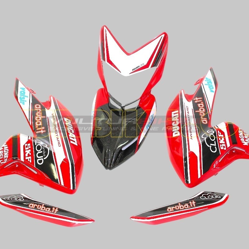 Kit adhesivo de diseño del equipo Aruba - Ducati Hypermotard 821/939