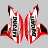 Tricolor Design Klebeset - Ducati Hypermotard 939