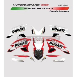 Stickers' kit tricolor design - Ducati Hypermotard 939