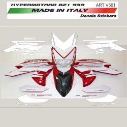 Kit adhésif blanc 939 SP - Ducati Hypermotard 821/939