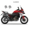 Adesivi tuareg rosa dei venti per moto universali