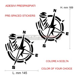 Adesivi intagliati - ideali per valigie - colore a scelta