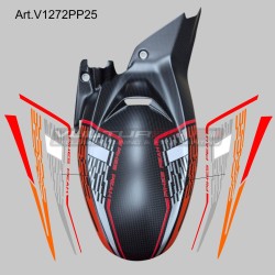 Design Evolution Aufkleber für Carbon Schutzblech - Ducati Multistrada V4 Pikes Peak 2025