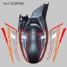 Stickers evolution design pour garde-boue carbone - Ducati Multistrada V4 Pikes Peak 2025