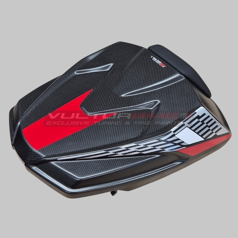 Housse de selle passager solo pour Ducati Multistrada V4 Pikes Peak 2025 / 2026