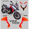 Livrea personalizzata per Ducati Multistrada V4S iceberg white
