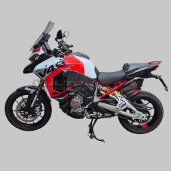 Livrea personalizzata per Ducati Multistrada V4S iceberg white