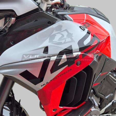 Custom livery for Ducati Multistrada V4S iceberg white