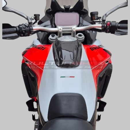 Livrée personnalisée pour Ducati Multistrada V4S blanc iceberg