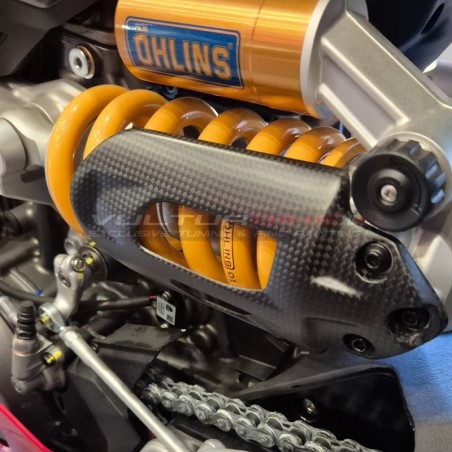 Carbon Abdeckung für Stoßdämpfer hinten - Ducati Panigale und Streetfighter V2 / V2S