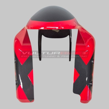 Custom Carbon Front Fender - Ducati DesertX