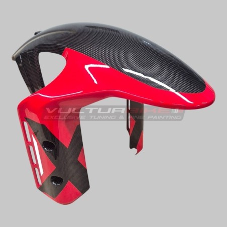 Custom Carbon Front Fender - Ducati DesertX