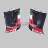 Pair of coloured plastic fibre fins - Ducati Panigale V4 2022 / 2024