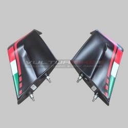Coppia alette in fibre plastiche colorate - Ducati Panigale V4 2022 / 2024