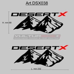 Stickers montagne - Ducati DesertX