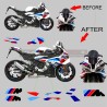 Gráficos adhesivos complementarios para el modelo BMW S1000RR