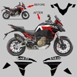 Graphismes adhésifs complémentaires - Ducati Multistrada V4S Sport 2021 / 2022