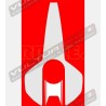 Aufkleber für Tank Look Panigale R 1299 - Ducati Panigale 899/1199/959/1299 