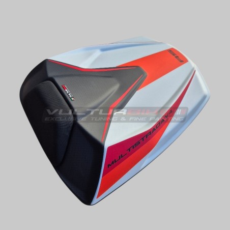 Solo passenger seat cover for Ducati Multistrada V4 RS 2024 / 2025 / 2026