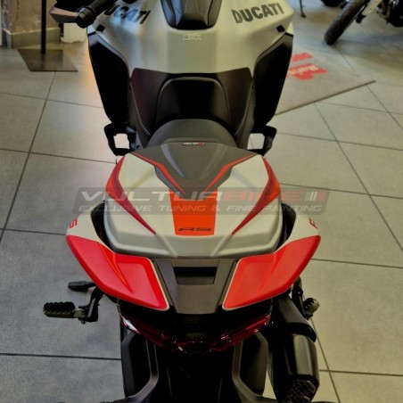 Funda para asiento de pasajero individual para Ducati Multistrada V4 RS 2024 / 2025 / 2026