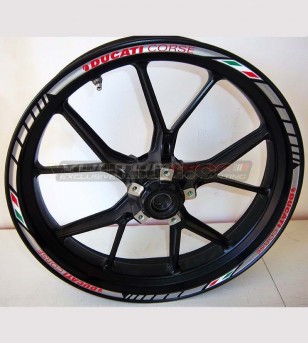 Customizable adhesive profiles for Ducati's wheels