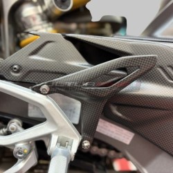 Un par de protectores de talón de carbono - Ducati Streetfighter V4