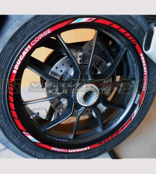 Customizable adhesive profiles for Ducati's wheels
