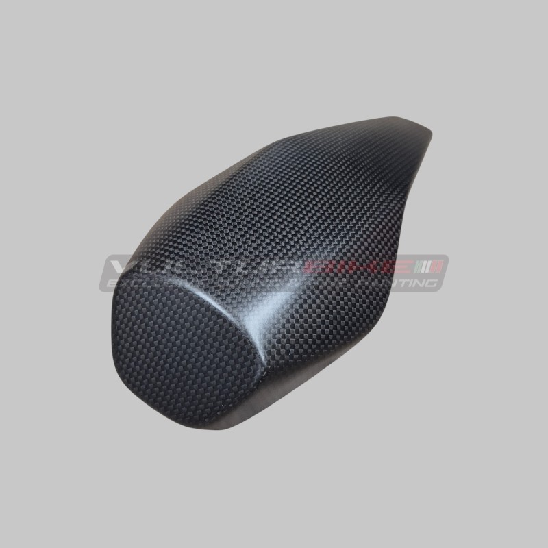 Almohadilla de asiento de fibra de carbono - Ducati Panigale y Streetfighter V2 / V2S