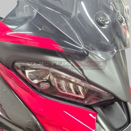 Parabrisas de fibra de carbono versión 2025 / 2026 para Ducati Multistrada V4 / V4S / Pikes Peak / V4RS / Rally