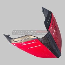 Arrière monoplace rouge et carbone pour Ducati Panigale et Streetfighter V4 / V4S / V4R