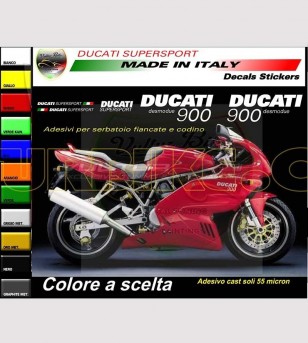 Adesivi personalizzabili codone e serbatoio - Ducati Supersport