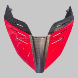Arrière monoplace rouge et carbone pour Ducati Panigale et Streetfighter V4 / V4S / V4R