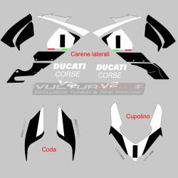 Ensemble de graphismes décoratifs pour Ducati Panigale V2 2020 / 2024
