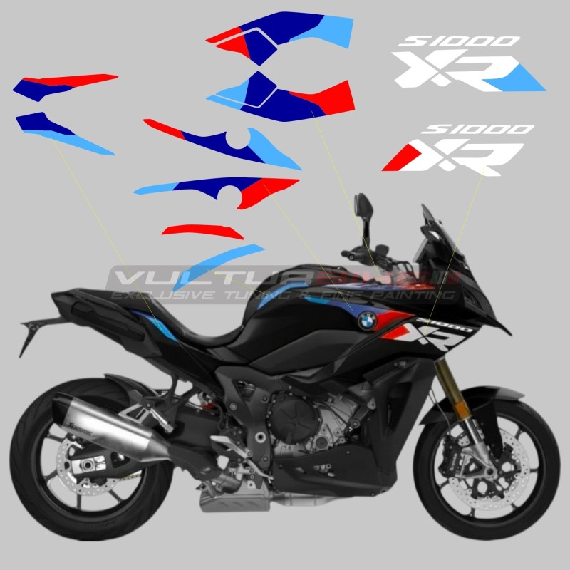 Ensemble de décalcomanies pour char et carénages - BMW S1000XR carénage noir