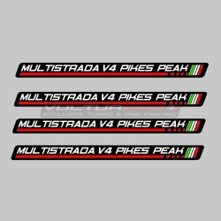 4 adhésifs universels à base de résine 3D - Ducati Multistrada V4 Pikes Peak