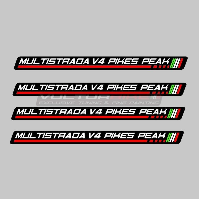 4 universal 3D resin adhesives - Ducati Multistrada V4 Pikes Peak