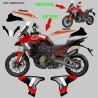 Complete design graphic set Pikes Peak 2025 for Ducati Multistrada V4 2021 / 2026