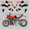 Decorative decal set for Ducati Streetfighter V4 design Corse 2026