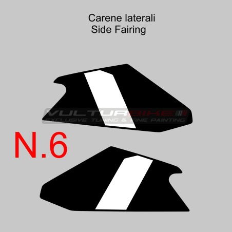 Decorative decal set for Ducati Streetfighter V4 design Corse 2026