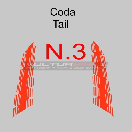 Decorative decal set for Ducati Streetfighter V4 design Corse 2026