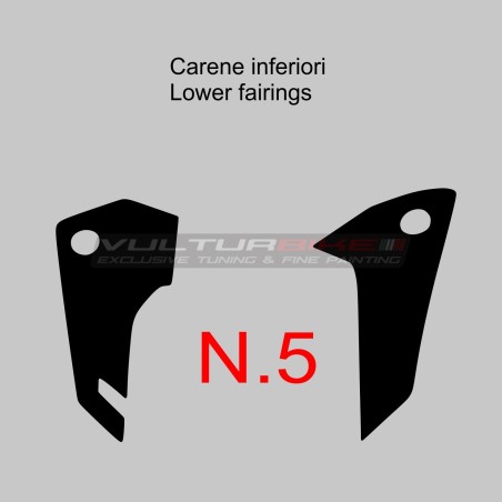 Set decalcomanie decorative per Ducati Streetfighter V4 design Corse 2026